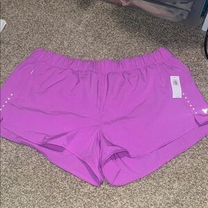 Women's brand new old navy active Purple Shorts